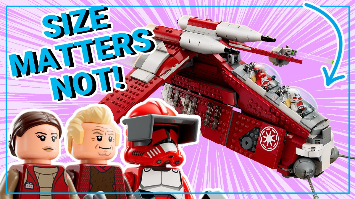 Size matters not for LEGO Star Wars 75354 Coruscant Guard Gunship