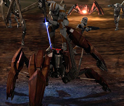 Star Wars Revenge of the Sith crab droid Utapau