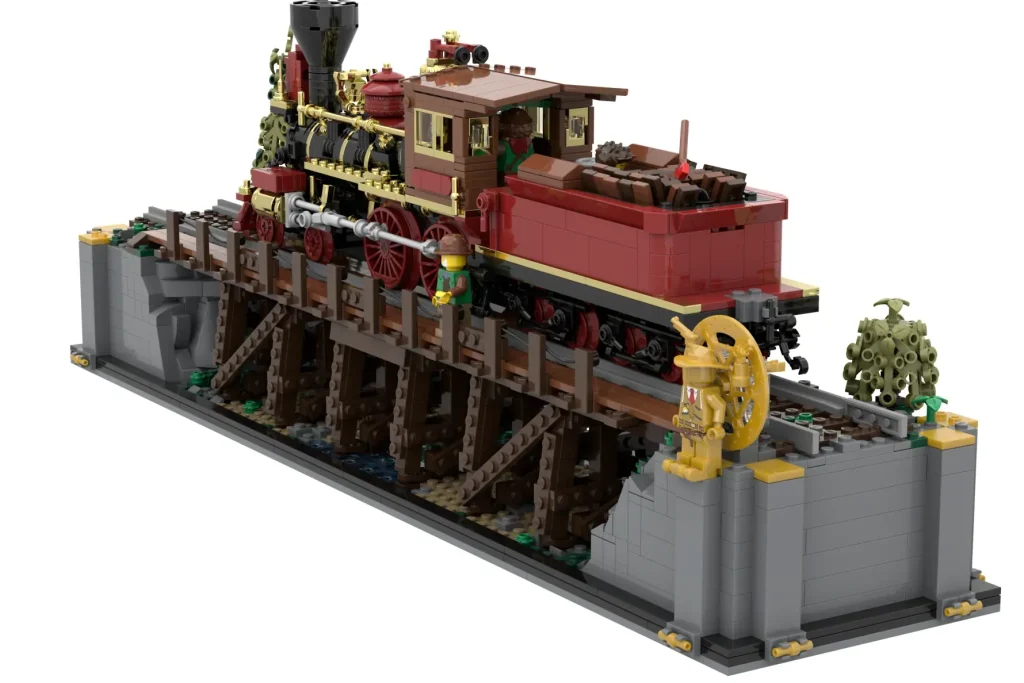 LEGO Ideas 1800s Railroading Bridges and Engines 4 1024x683