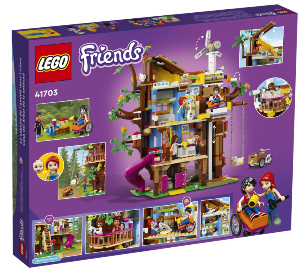 LEGO Friends 41703 Friendship Tree House box back 1024x907