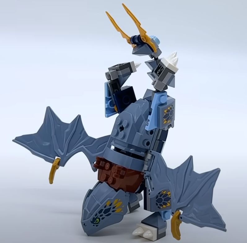 lego ninjag 71810 young dragon riyu pose bricks by mind