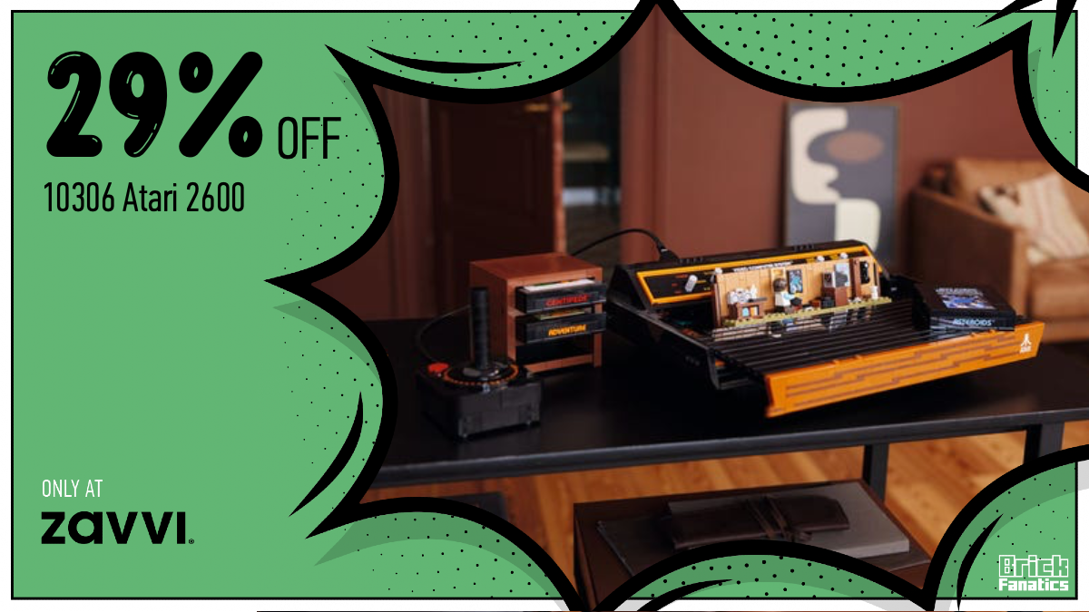 Game on with Zavvi's price drop sale on LEGO Icons 10306 Atari 2600