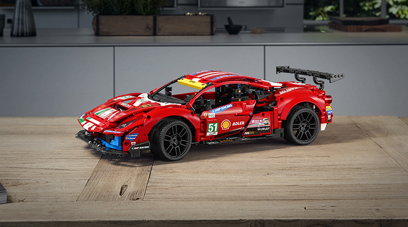 LEGO Technic 42125 Ferrari 488 GTE AF CORSE #51 unveiled