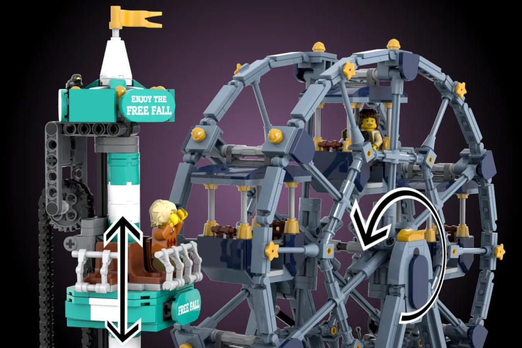LEGO Ideas working modular fairground 2 1024x683
