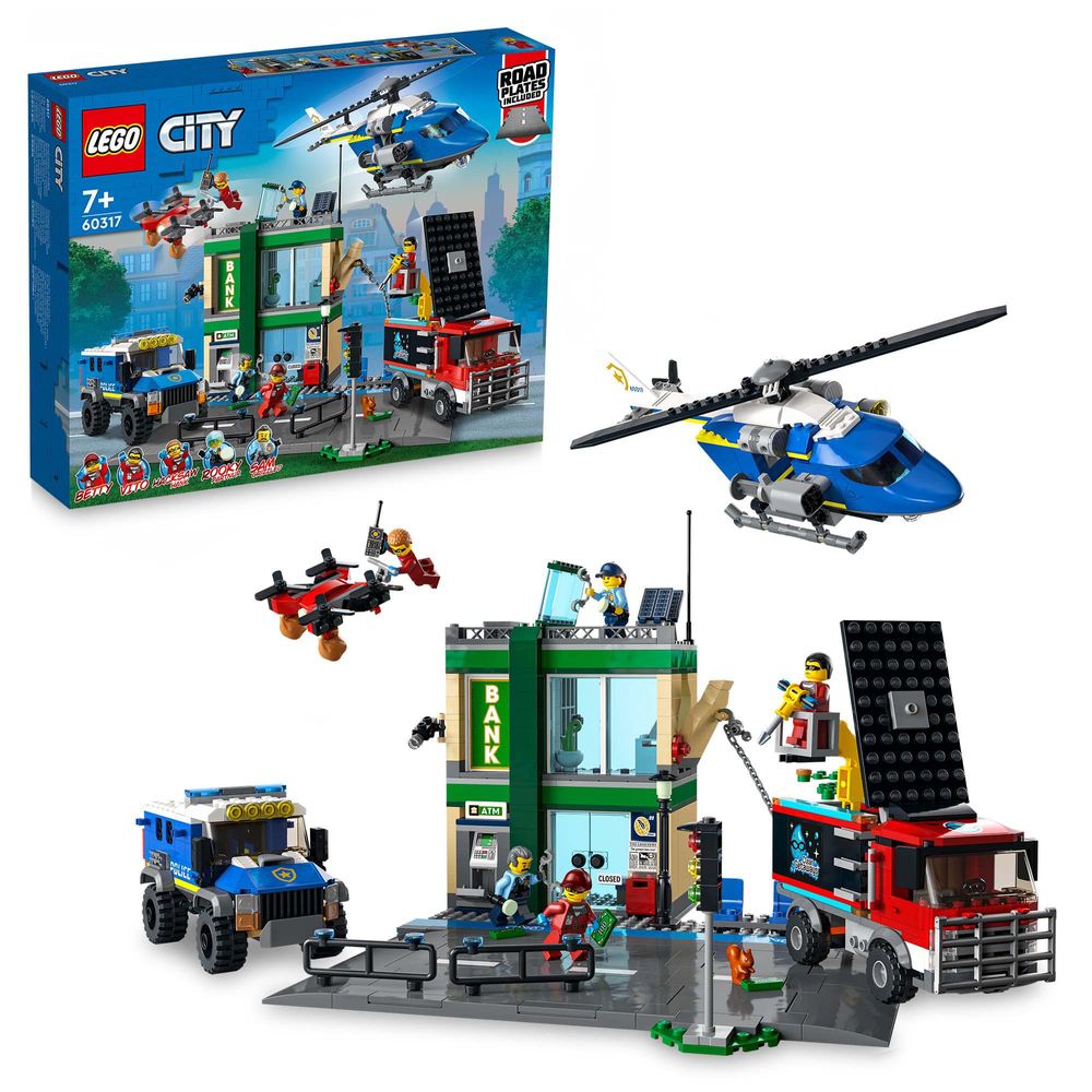 LEGO CITY 60317 Bank Robbery Chase 1