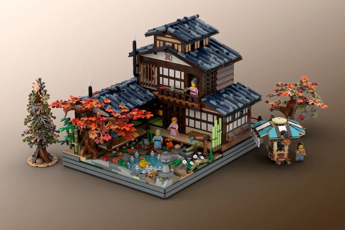 LEGO Ideas autumn japanese onsen 1 1200x800