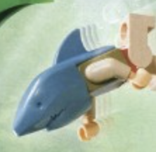 4762 Rescue from the Merpeople shark head