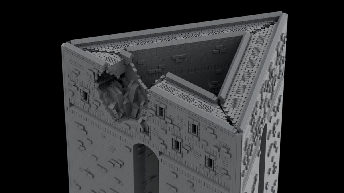 Giant brick-built Azkaban recreates Harry Potter location never seen in LEGO sets