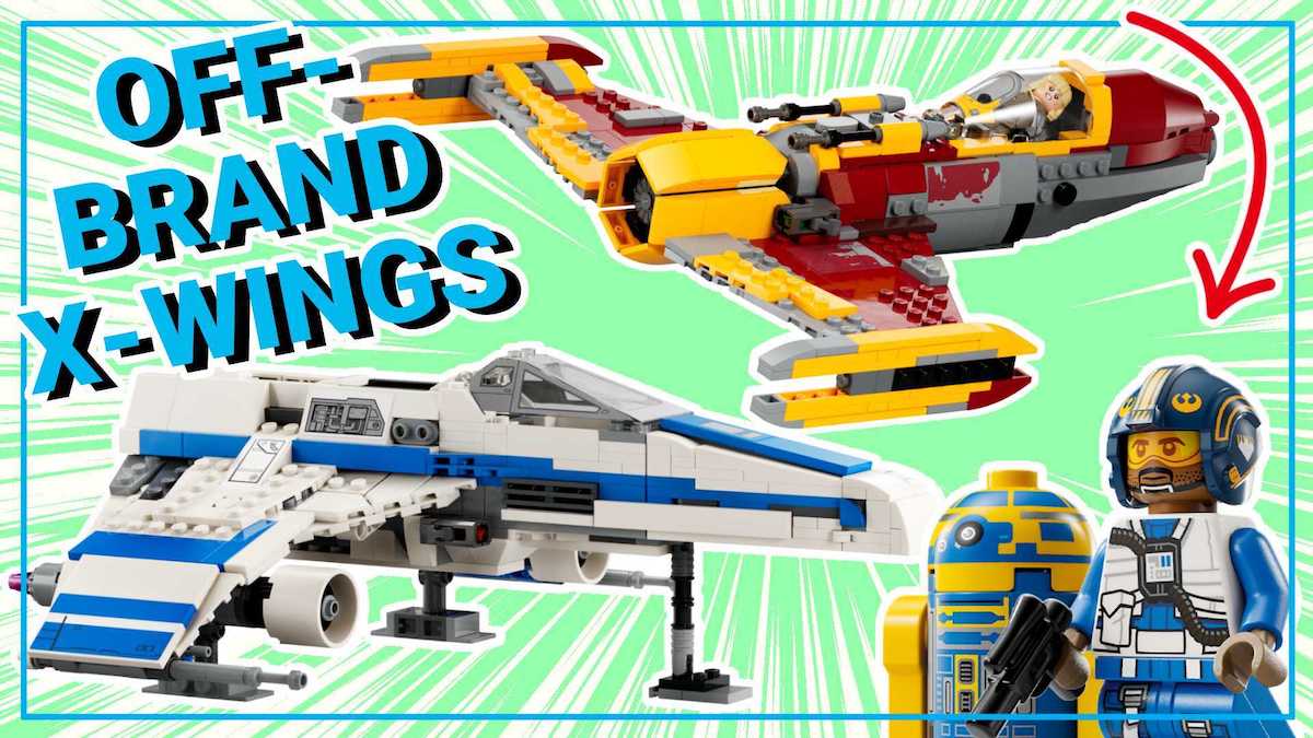 LEGO Star Wars New Republic E-Wing vs. Shin Hati’s Starfighter offers new takes on familiar ships