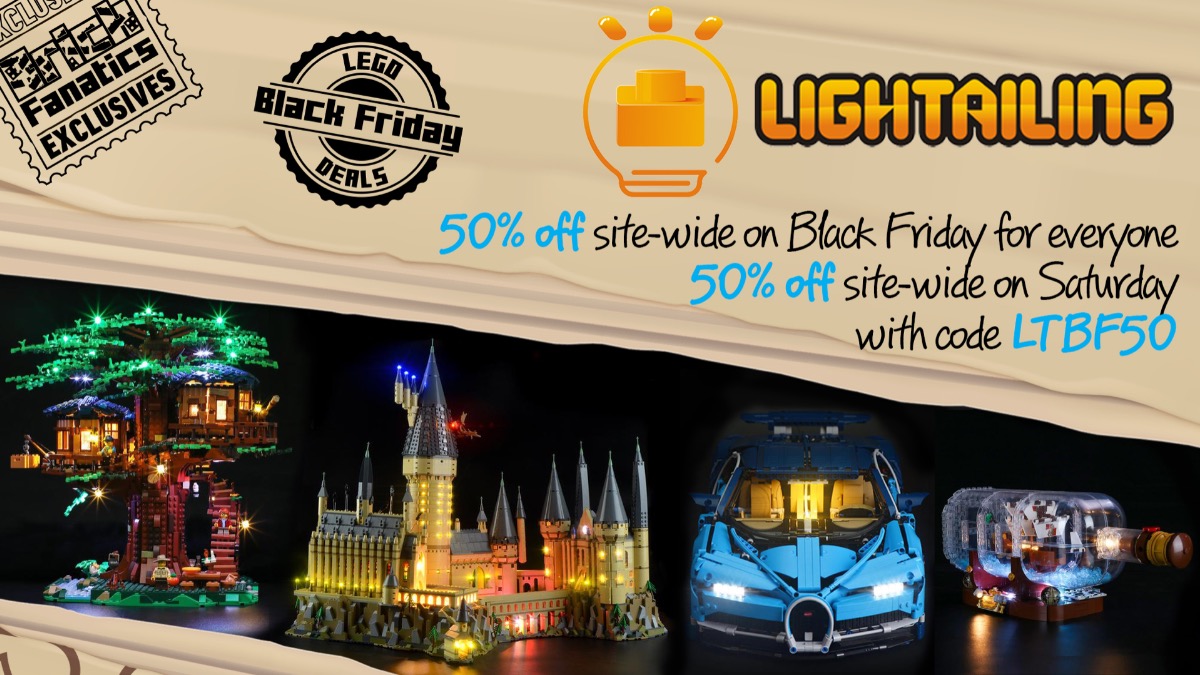 Unbeatable Black Friday discount on LEGO lighting at Lightailing