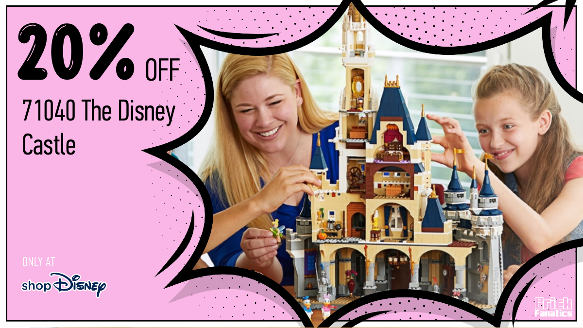 Retiring 71040 The Disney Castle receives big discount in shopDisney LEGO sale