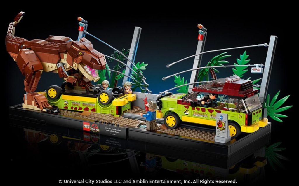 LEGO 76956 Jurassic Park T.Rex Breakout new angle 1024x638