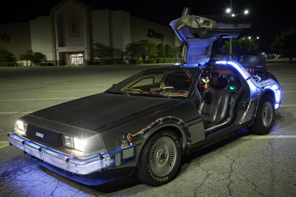 WIKIPEDIA COMMONS Back to the Future DeLorean 1024x683