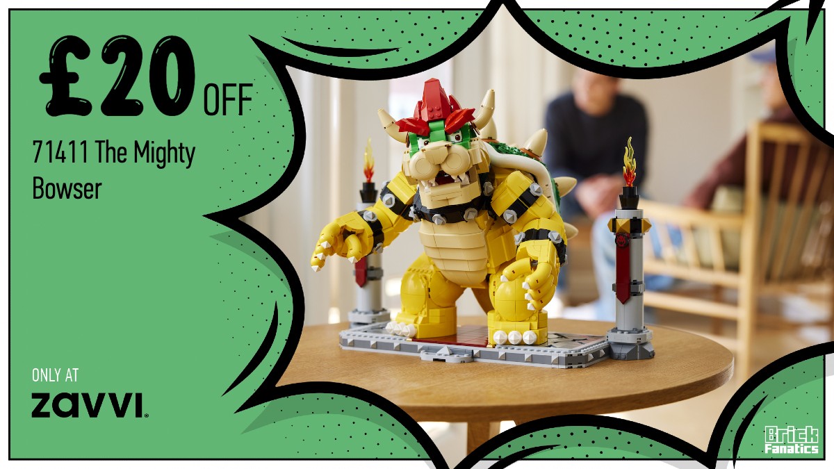 Head down to Zavvi for one shell of a deal with 9% off 71411 The Mighty Bowser