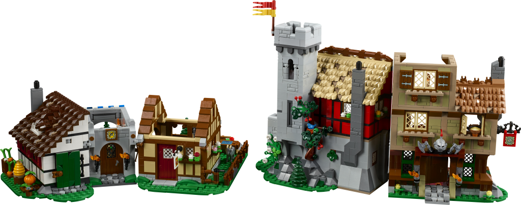LEGO Icons 10332 medieval town square wide shot 2 1024x404