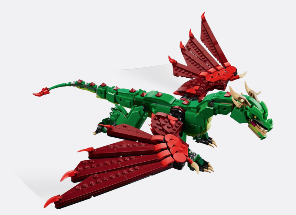 LEGO Creator 3 in 1 31161 Medieval Dragon 7 1024x746