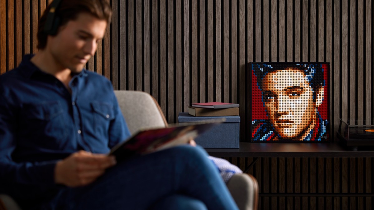 New Elvis movie shines light on upcoming LEGO Art 31204 Elvis Presley “The King”