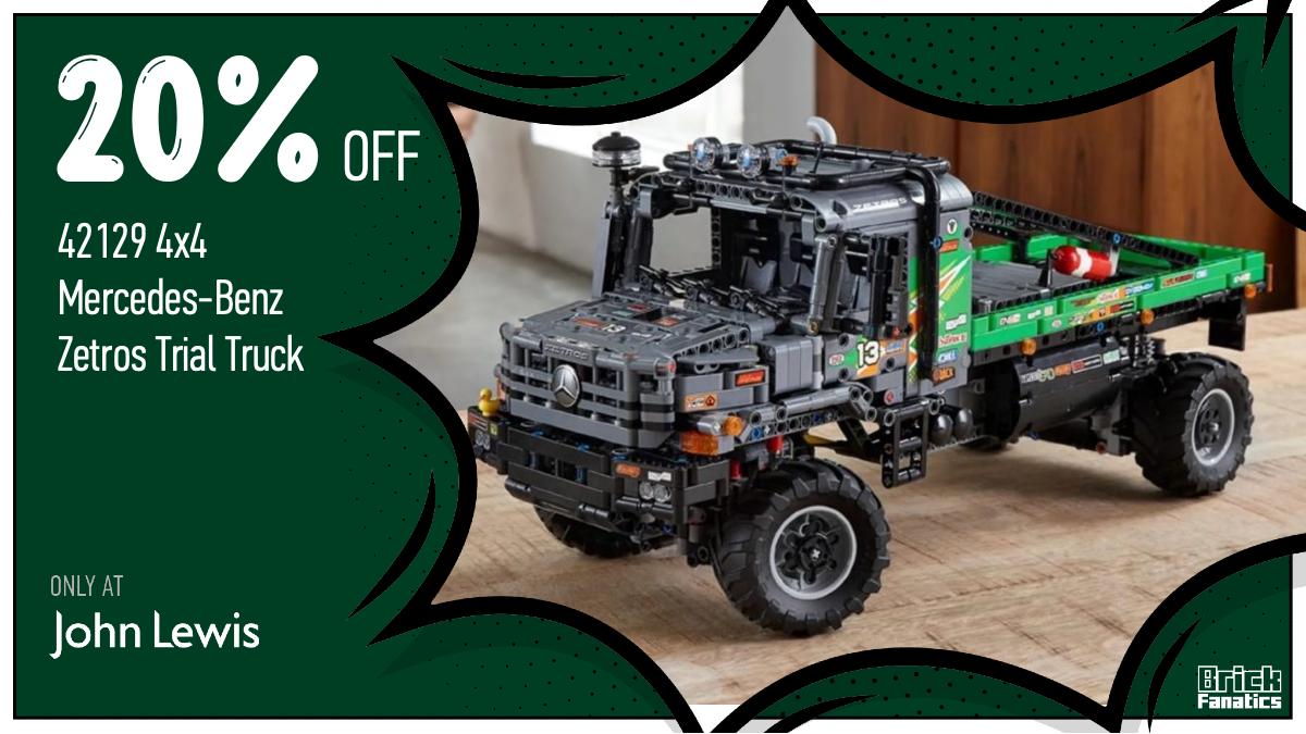 John Lewis slashes price of 42129 4x4 Mercedes-Benz Zetros Trial Truck in LEGO sale