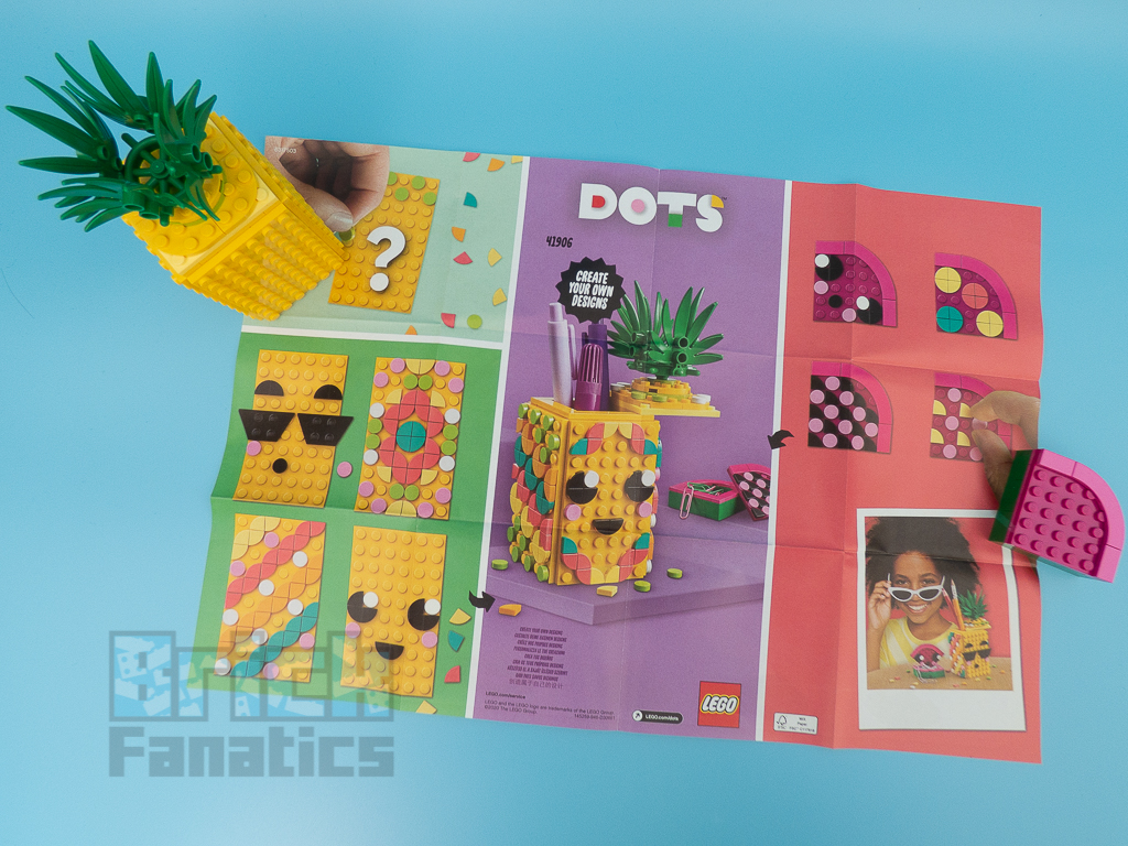 LEGO DOTS 41906 Pineapple Pencil Holder 29