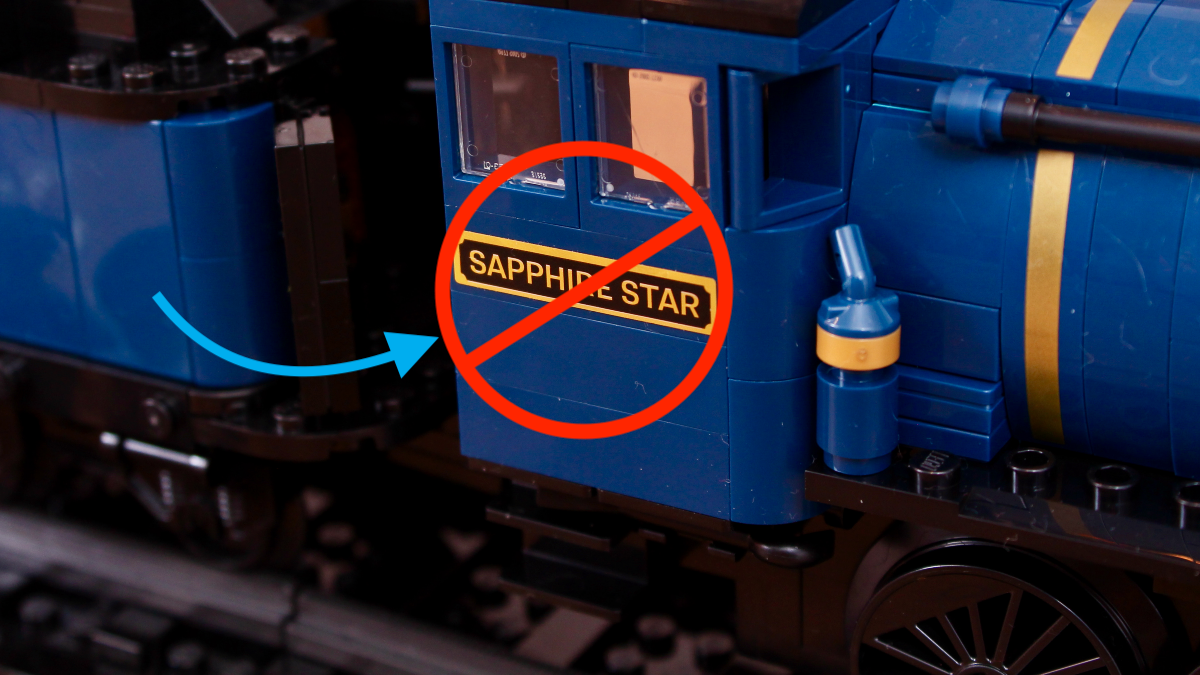 PSA: Don’t apply all your LEGO Orient Express stickers straight away