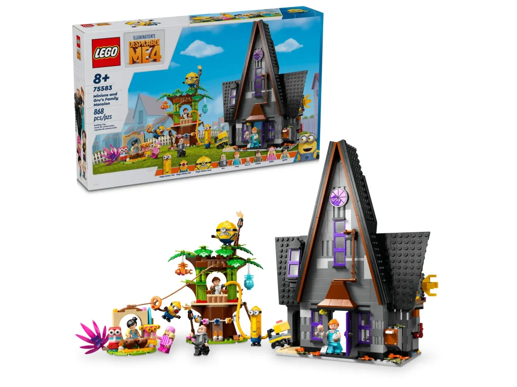 LEGO Despicable Me 4 75583 Minions and Grus Family Mansion 1 1024x768