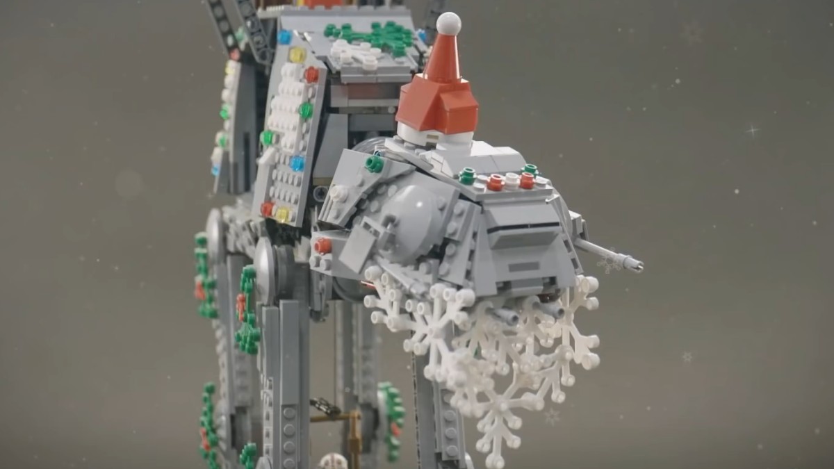 The LEGO Star Wars team have already made a holiday AT-AT