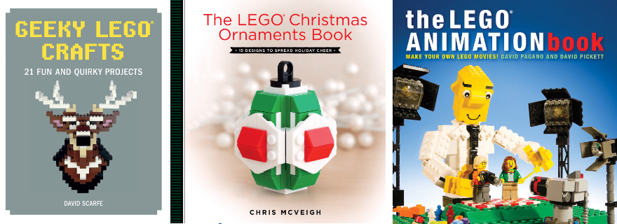 Upcoming 2016 LEGO books from No Starch Press