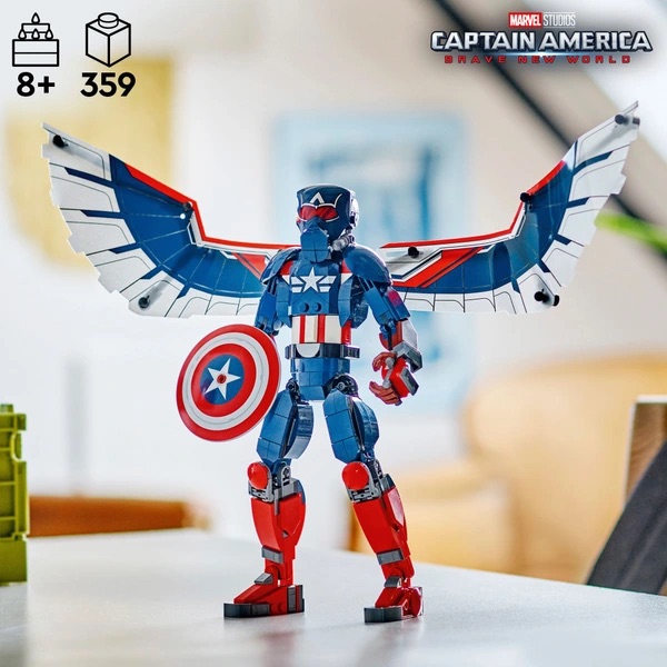 LEGO Marvel 76296 New Captain America Construction Figure 1 1