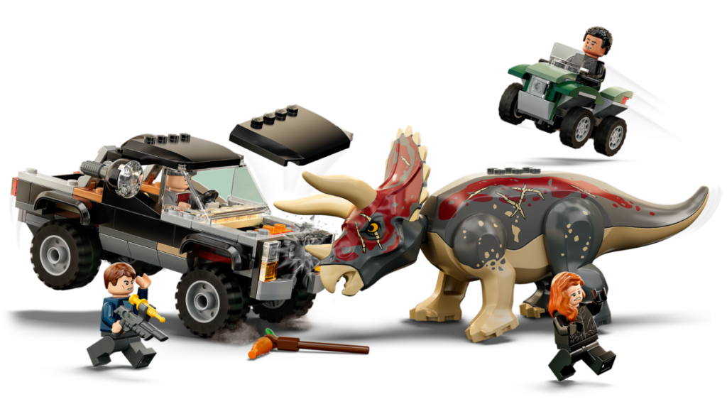 LEGO Jurassic World 76950 Triceratops Pick up Truck Ambush 2 1024x576