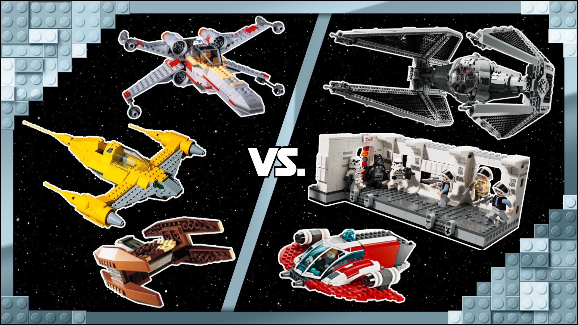 1999 vs. 2024: comparing the first and latest LEGO Star Wars waves 
