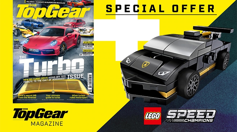 Free LEGO Speed Champions polybag with Top Gear magazine