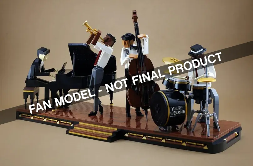 LEGO Ideas Jazz Quartet concept