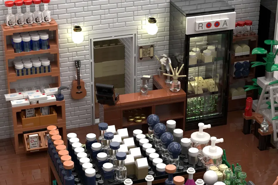 LEGO Ideas Schitts Creek The Rose Apothecary 9