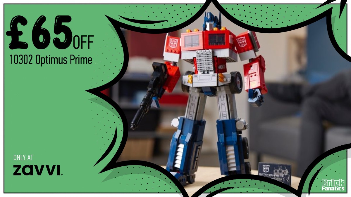 Transform your savings with 41% off LEGO Icons 10302 Optimus Prime