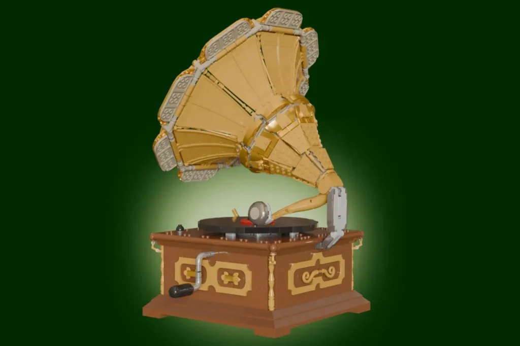LEGO Ideas Vintage Gramophone 2 1024x682