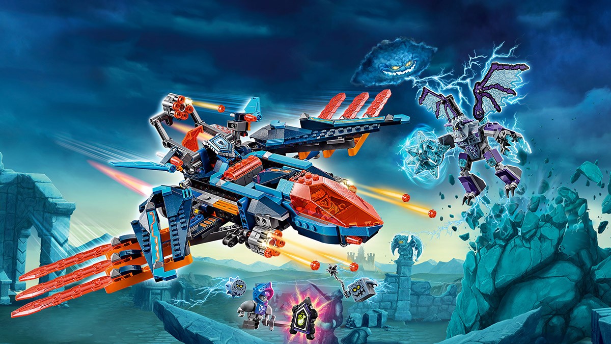 LEGO NEXO KNIGHTS was first sold as futuristic pirates
