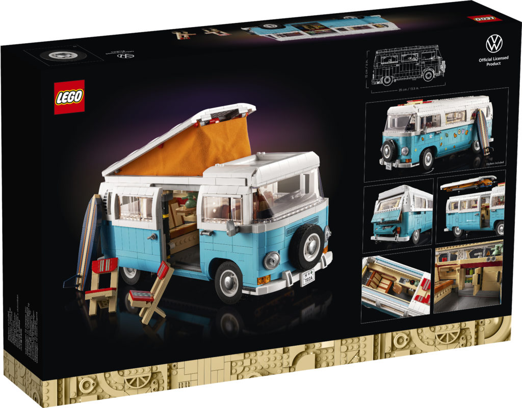 LEGO for Adults 10279 Volkswagen T2 Camper Van Box 2