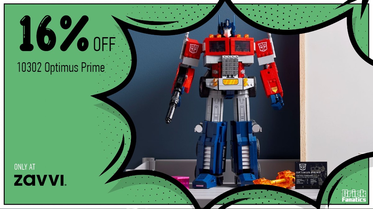 Roll out with Zavvi's LEGO Icons discount on 10302 Optimus Prime
