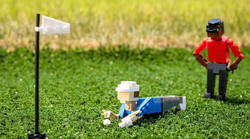 LEGOLAND Florida Resort recreates Woods’ and Manning’s The Match win