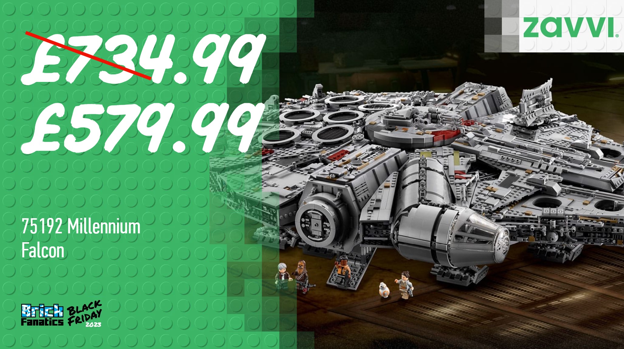 Score a last-minute LEGO Black Friday deal with over £100 off UCS Millennium Falcon