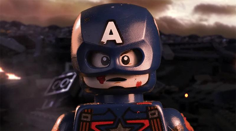 Avengers: Endgame portal sequence recreated with LEGO minifigures