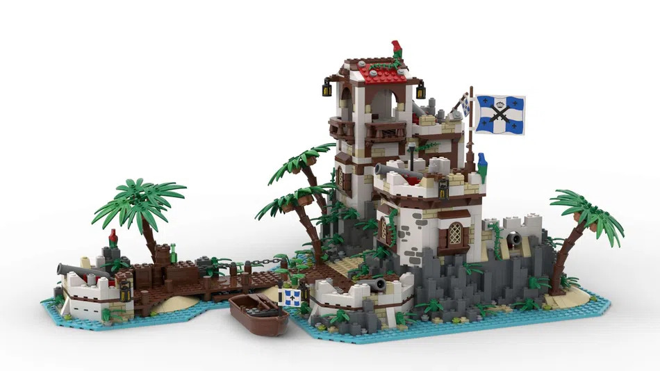 LEGO Ideas Imperial Island Fortress Pier