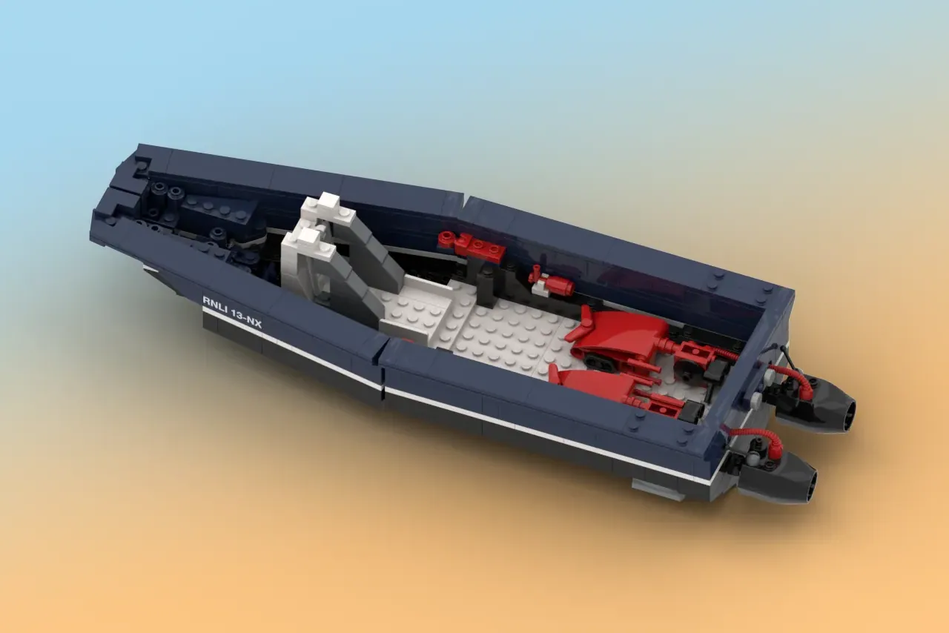 LEGO Ideas of RNLI Shannon Class Lifeboat 7