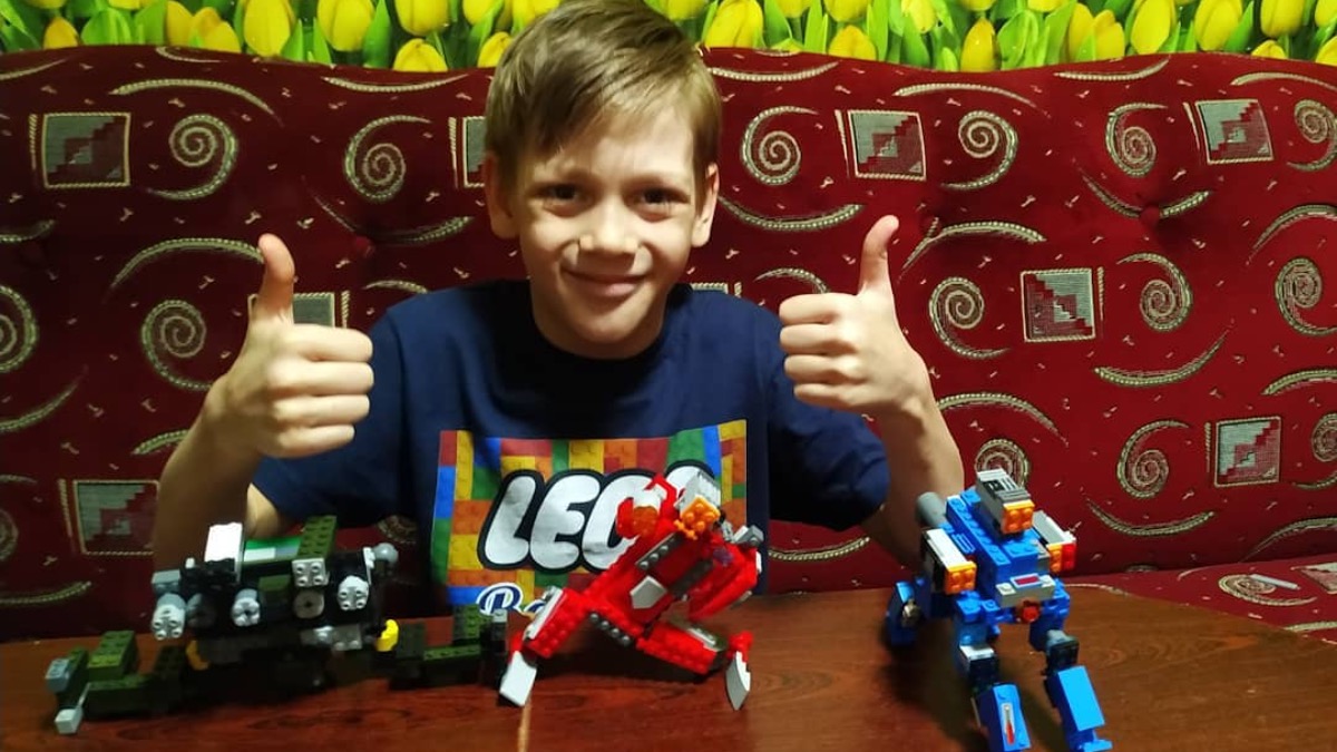 Ukrainian boy 'overwhelmed' with LEGO donations