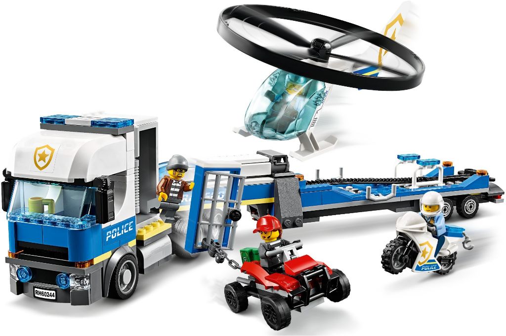 LEGO City 60244 Police Helicopter Transport 2