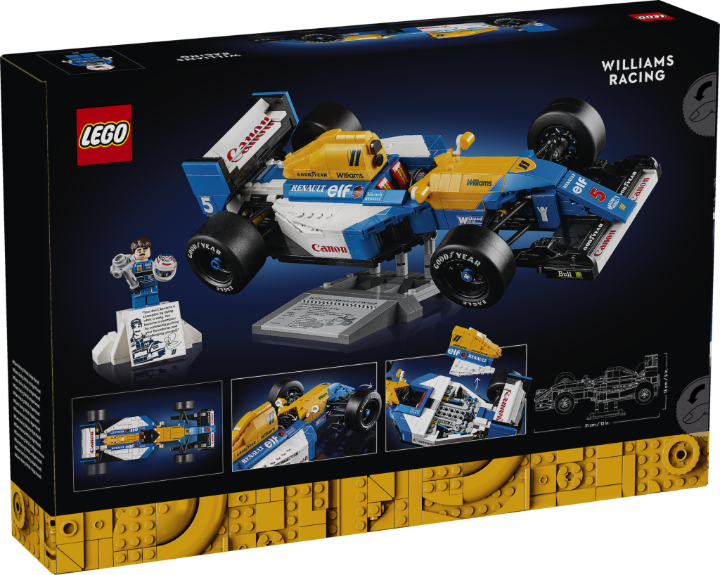 LEGO Icons 10353 Williams Racing FW24B Nigel Mansell 2 1024x818