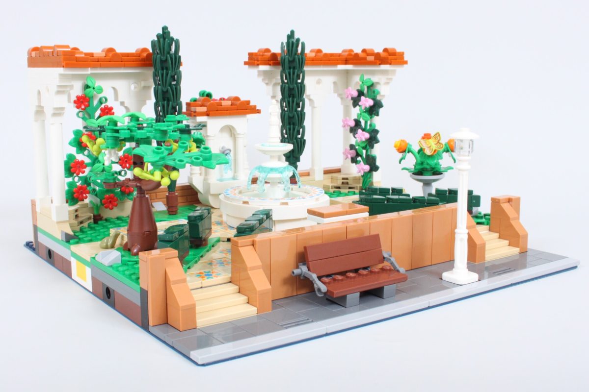 lego 10359 fountain garden modular rebuild review 4 1200x800