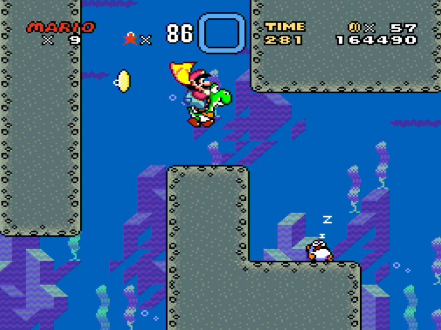 super mario world screenshot 2