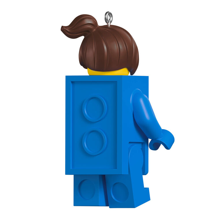 brick suit girl lego hallmark ornament 2