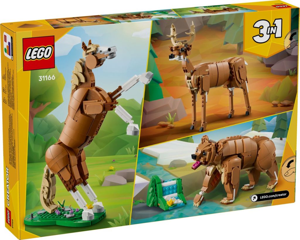 LEGO Creator 3 in 1 31166 Beautiful Horse bos back 1024x821